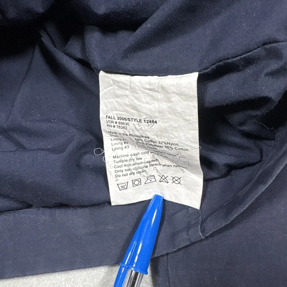 Timberland Navy Blue Full Zip Jacket – Men’s L